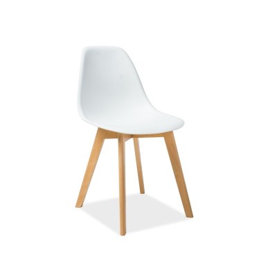 Стул SIGNAL MORIS белый/бук